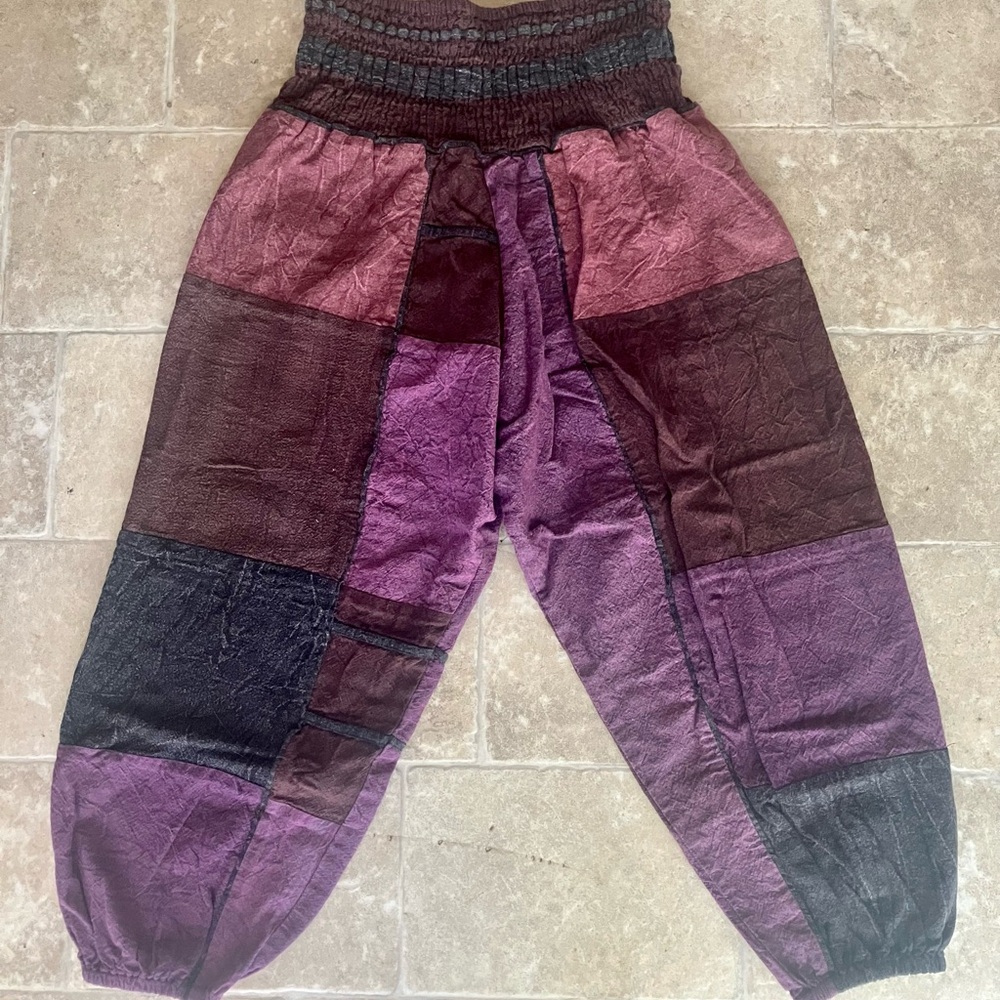Earthbound Patchwork Harem Pants